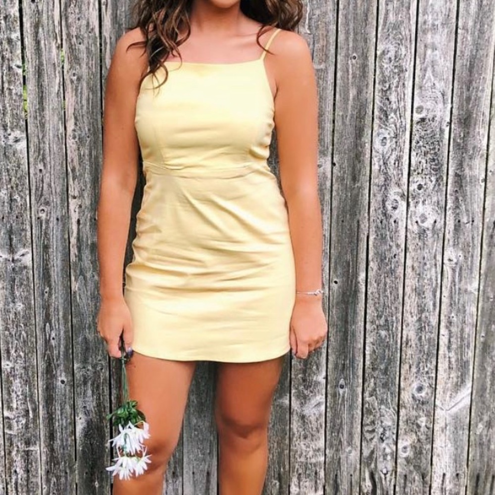 Pale Yellow Dress